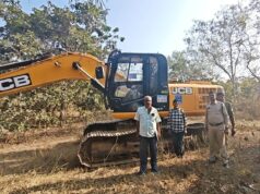 अवैध रेत उत्खनन पर बड़ी कार्रवाई,02 चैन माउंटेन मशीन एवं 03 ट्रैक्टर जब्त