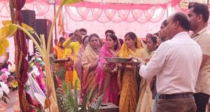 भक्ति, भावना और भव्यता का संगम — चिरचारीकला में गूंजा भागवत महोत्सव, जिला पंचायत अध्यक्ष किरण रविन्द्र वैष्णव हुईं शामिल