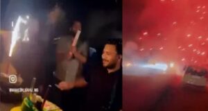 हाईवे पर जन्मदिन मनाना युवकों को पड़ा भारी, वायरल वीडियो के आधार पुलिस ने 7 को किया गिरफ्तार
