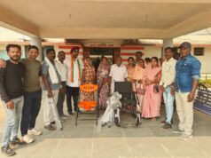 जरूरतमंद को मिली नई ज़िंदगी की राह,नगर पंचायत नगरी की त्वरित पहल से 60 वर्षीय हितग्राही को व्हीलचेयर, 13 अन्य को मिली छड़ी