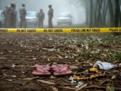 सफेद साड़ी, गले में मंगलसूत्र और पैरों में सैंडल. जंगल में अर्धनग्न मिली महिला का शव