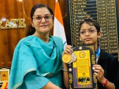 राष्ट्रीय डेफ स्पोर्ट्स चैंपियनशिप 2026 में काव्या राजवाड़े का उत्कृष्ट प्रदर्शन