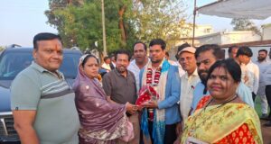 यूपीएसी चयनित संजय का भाजपाजनों ने किया स्वागत