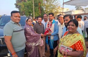 यूपीएसी चयनित संजय का भाजपाजनों ने किया स्वागत