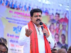 उप मुख्यमंत्री विजय शर्मा ने 8.10 करोड़ की सिंचाई परियोजना नहर लाइनिंग कार्य का किया शुभारंभ