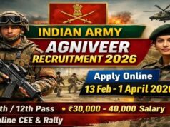 जिले के युवाओं के लिए सुनहरा मौका,अग्निपथ योजना के तहत अग्निवीर भर्ती शुरू, 1 अप्रैल तक करें आवेदन