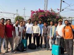 संसद घेराव कार्यक्रम में भाग लेने एमसीबी के 35 युवा कांग्रेसी दिल्ली रवाना,जनहित के मुद्दों को राष्ट्रीय स्तर पर उठाने का संकल्प