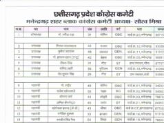 युवा जोश और अनुभव का संगम- हर वर्ग को समान प्रतिनिधित्व,मनेंद्रगढ़ ब्लाक कांग्रेस की नई कार्यकारिणी का गठन