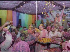 रतनपुर स्थित मंत्री निवास में होली मिलन समारोह, पारंपरिक फाग गीतों पर थिरके स्वास्थ्य मंत्री