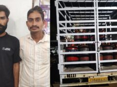 अवैध रूप से सिलेंडर बेचने ग्राहक तलाश रहे दो आरोपी गिरफ्तार, 45 कॉमर्शियल गैस सिलेंडर जब्त