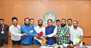 एनएचएम कर्मचारी संघ के प्रतिनिधिमंडल की मुख्यमंत्री विष्णु देव साय से सौजन्य मुलाकात