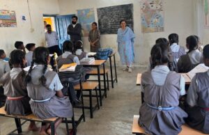 भरी दोपहरी गांवों में पहुंचीं कलेक्टर, स्कूल-आंगनवाड़ी का किया औचक निरीक्षण