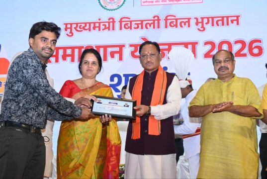 बिजली उपभोक्ताओं की पीड़ा को दूर करेगी समाधान योजना : मुख्यमंत्री विष्णु देव साय