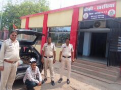 अवैध कबाड़ परिवहन पर रायगढ़ पुलिस की सख्ती, कार में स्क्रैप ले जा रहे आरोपी को खरसिया पुलिस ने पकड़ा