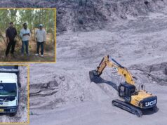 हाईटेक कार्रवाई से खनन माफियाओं में हड़कंप, ड्रोन निगरानी में पोकलेन और हाईवा जब्त