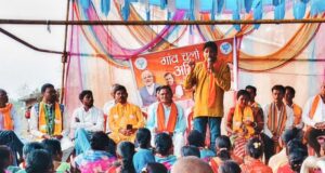 डूमरबाहाल में भाजपा का शक्ति प्रदर्शन, मनीष सिन्हा के नेतृत्व और चवन लाल बघेल के भाषण से बना जनआंदोलन