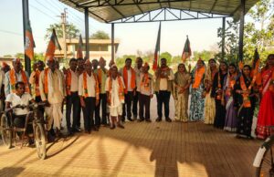 गांव चलो-बस्ती चलो अभियान: टेका में भाजपा का जनसंपर्क, लाभार्थियों से सीधा संवाद