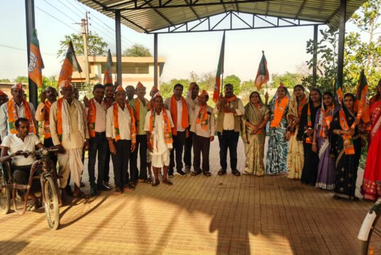 गांव चलो-बस्ती चलो अभियान: टेका में भाजपा का जनसंपर्क, लाभार्थियों से सीधा संवाद