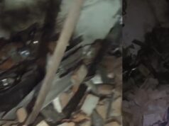 देर रात निर्माधणीन मकान की दीवार गिरी, मलबे में दबने से दंपति और मासूम घायल