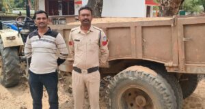 अवैध रेत परिवहन पर रामनगर पुलिस की कार्यवाही