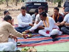 महापौर जीवर्धन चौहान की पहल से पतरापाली में विकास को गति, 12 लाख के सीसी रोड कार्य का शुभारंभ