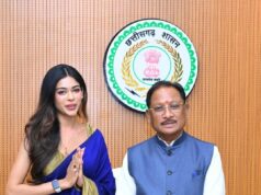 मुख्यमंत्री विष्णुदेव साय से मिस इंडिया छत्तीसगढ़ सुश्री अनुष्का सोन ने की सौजन्य मुलाकात : सदन का ऐतिहासिक सत्र सुनने विधानसभा पहुंची थी मिस इंडिया छत्तीसगढ़