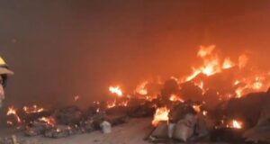 कांकेर के कुलगांव में आग का कहर: राइस मिल में धान-बारदाना स्वाहा