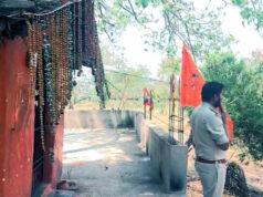 राजपरिवार के मंदिर में सेंधमारी, 10 तोला चांदी का मुकुट गायब