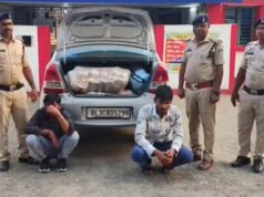 ऑपरेशन आघात में बड़ी कामयाबी: 112 किलो गांजा जब्त, 2 तस्कर गिरफ्तार