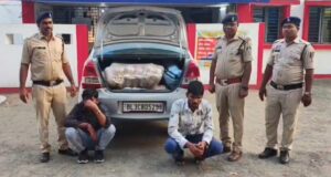 ऑपरेशन आघात में बड़ी कामयाबी: 112 किलो गांजा जब्त, 2 तस्कर गिरफ्तार