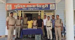 दोहरे हत्याकांड के आरोपी को घटना के 06 घंटे के अंदर बिजुरी पुलिस ने किया गिरफ्तार