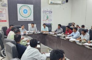 एसबीएमजी एवं एनजीटी मॉडल विलेज कार्यों के संबंध समीक्षा बैठक आयोजित