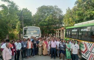 श्री रामलला दर्शन योजना: रायगढ़ से 112 श्रद्धालुओं का 16वां जत्था अयोध्या धाम रवाना