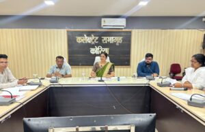 कलेक्टर रोक्तिमा यादव ने समय-सीमा की बैठक में योजनाओं की प्रगति की समीक्षा की