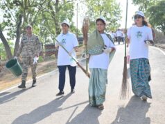 प्रकृति के प्रति संवेदनशीलता का संदेश, सामूहिक सहभागिता से स्वच्छ और हरित अमृतधारा का लिया संकल्प