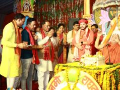 चिरमिरी में राममय हुआ वातावरण, मुख्यमंत्री विष्णु देव साय ने श्रीराम कथा में लिया आशीर्वाद