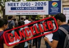 नीट यूजी 2026 की परीक्षा रद्द की गई, 3 मई को हुई थी आयोजित, पेपर लीक के बाद NTA ने लिया फैसला
