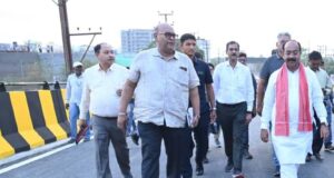 कचना ओवर-ब्रिज जल्द होगा शुरू, उप मुख्यमंत्री अरुण साव ने अंतिम चरण के कार्यों का किया निरीक्षण