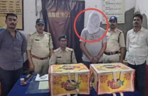 जीआरपी ने ट्रेन से 4 लाख का गाँजा किया जब्त, एक आरोपी गिरफ्तार, मामला दर्ज