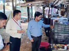 खैरागढ़ में खाद्य विभाग का बड़ा एक्शन: सड़े फल नष्ट, जूस सेंटर बंद, केले जब्त