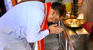 मुख्यमंत्री विष्णुदेव साय हरिनाम संकीर्तन नामयज्ञ में हुए शामिल