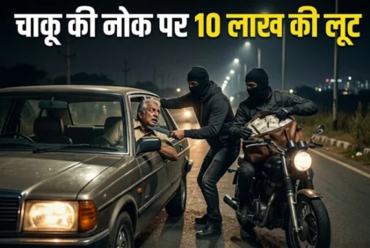 राजधानी में बेखौफ लुटेरे! सुनसान रास्ते पर ठेकेदार के अकाउंटेंट से 10 लाख की लूट