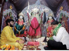मां मातंगी दिव्य धाम पहुंचे कैबिनेट मंत्री केदार कश्यप, की पूजा-अर्चना