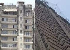37वीं मंजिल से गिरकर 2 मजदूरों की मौत,ग्रेटर नोएडा में दर्दनाक हादसा ,सेफ्टी बेल्ट टूटने से गई जान…