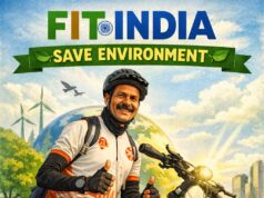 फिट इंडिया एंड सेव एनवायरमेंट अभियान से पर्यावरण संरक्षण का संदेश दे रहे हैं सतीश कुमार द्विवेदी