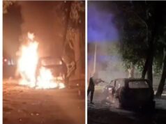 रेत विवाद में खूनी खेल: भाजपा नेता की फॉर्च्यूनर को टक्कर मार लगाई आग, जिंदा जलकर हुई मौत,चार आरोपी गिरफ्तार