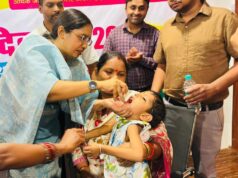 कोरिया जिले में राष्ट्रीय सघन पल्स पोलियो अभियान का शुभारंभ,34,129 बच्चों को पोलियो की खुराक देने का लक्ष्य
