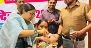 कोरिया जिले में राष्ट्रीय सघन पल्स पोलियो अभियान का शुभारंभ,34,129 बच्चों को पोलियो की खुराक देने का लक्ष्य
