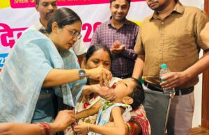 कोरिया जिले में राष्ट्रीय सघन पल्स पोलियो अभियान का शुभारंभ,34,129 बच्चों को पोलियो की खुराक देने का लक्ष्य