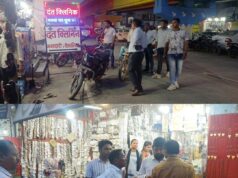 संजय मार्केट में निगम का सख्त एक्शन, सड़क बाधित करने वाले 20 दुकानदारों पर कार्रवाई